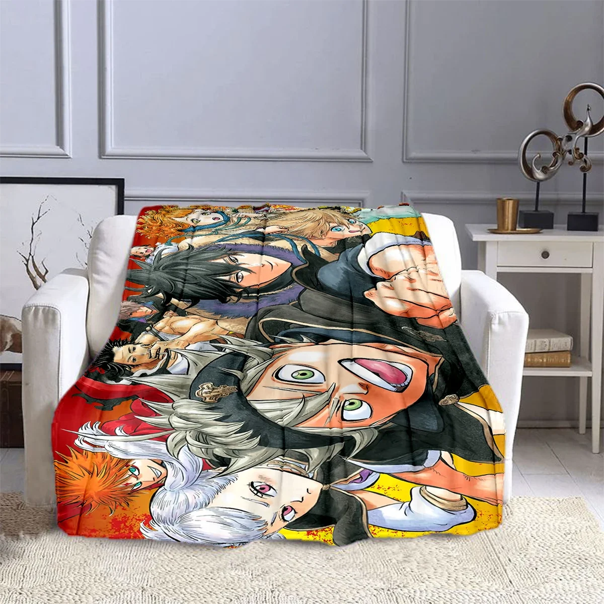 Anime Black Clover Blanket