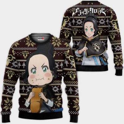 Papittson Charmy Anime Black Clover Xmas Ugly Christmas Knitted Sweater