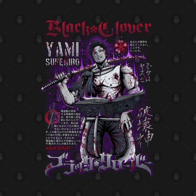 Anime Yami Sukehiro Tank Top Black Clover Shop