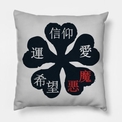 Black Clover The Five Leaves Throw Pillow Official Black Clover Merch