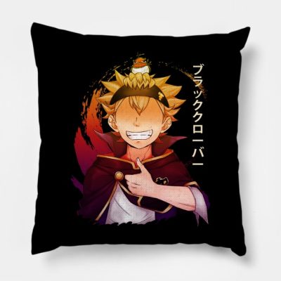 Graphic Vintage Magic Knight Arts Characters Throw Pillow Official Black Clover Merch
