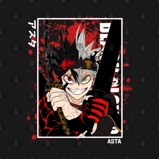 Asta Black Clover Trending Style 3 Tank Top Black Clover Shop