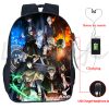 Black Clover Backpack Students Asuta Anime Bookbag Boys Waterproof Usb Charging School Bag 16 Inch Mochila 5 - Black Clover Shop