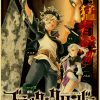 Black Clover Poster Japanese Anime Posters Wall Decor Prints Kraft Paper Home Room Wall Stickers Art 10 - Black Clover Shop