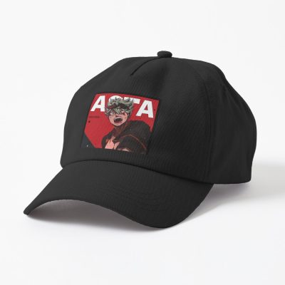 Asta Black Clover Red Comic Design V2 Cap Official Black Clover Merch