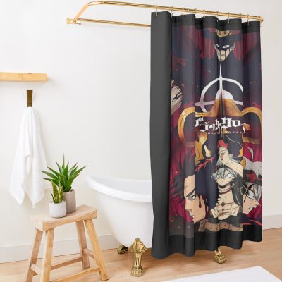 Art - Black Clover Shower Curtain Official Black Clover Merch