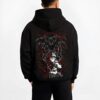ASTAFR B.black hoodie male back view - Black Clover Shop