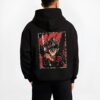 asta black clover black hoodie male back view - Black Clover Shop