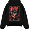 asta1 black clover black hoodie flat back design - Black Clover Shop